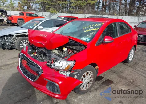 2017 Chevrolet Sonic Lt Auto из США, поврежденный, VIN 1G1JD5SH9H4138495
